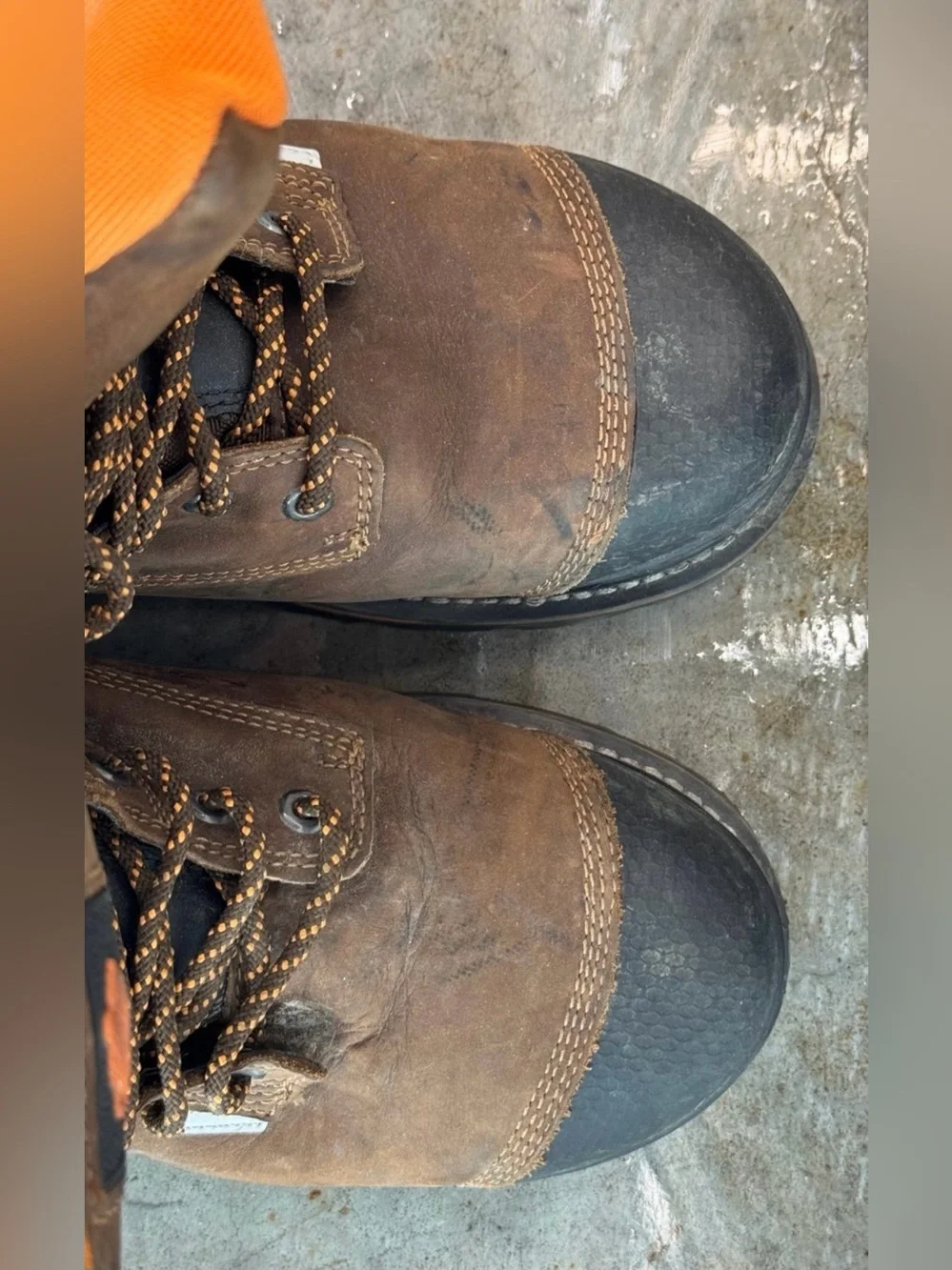 Men’s Herman Survivors Professional Series Steel Toe Work Boots Size 9.5 Brown